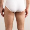 Ribbed Cotton and Modal-Blend Briefs - BK Ribbed Cotton and Modal-Blend Briefs - BK