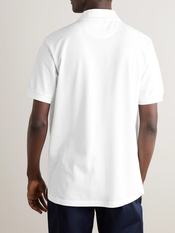 Cotton-Piqué Polo Shirt - BK