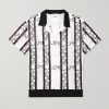 Camp-Collar Satin-Trimmed Embroidered Cotton-Voile Shirt