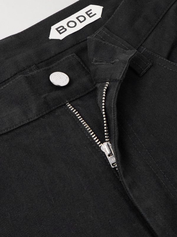 Knolly Brook Straight-Leg Cotton-Canvas Trousers - E1