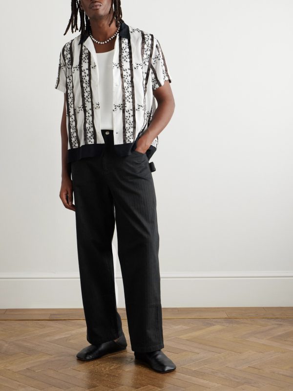 Knolly Brook Straight-Leg Cotton-Canvas Trousers - OU