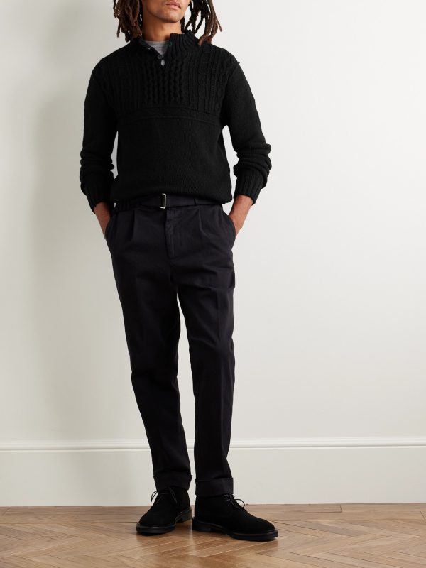 Máirtín Beag Galánta Merino Wool and Cashmere-Blend Sweater - OU Máirtín Beag Galánta Merino Wool and Cashmere-Blend Sweater - OU