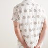 Aperture Camp-Collar Embroidered Cotton Shirt - BK Aperture Camp-Collar Embroidered Cotton Shirt - BK