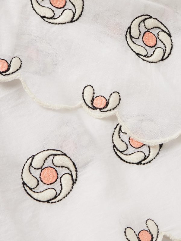 Aperture Camp-Collar Embroidered Cotton Shirt - CU Aperture Camp-Collar Embroidered Cotton Shirt - CU