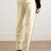 Player Straight-Leg Bead-Embellished Felted Wool-Blend Twill Trousers - BK Player Straight-Leg Bead-Embellished Felted Wool-Blend Twill Trousers - BK
