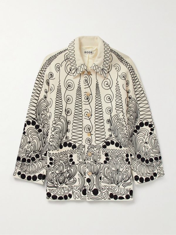 Embroidered Merino Wool Jacket Embroidered Merino Wool Jacket