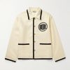 Player Bead-Embellished Felted Wool-Blend Twill Jacket Player Bead-Embellished Felted Wool-Blend Twill Jacket