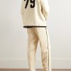 Player Bead-Embellished Felted Wool-Blend Twill Jacket - OU Player Bead-Embellished Felted Wool-Blend Twill Jacket - OU