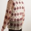 Solarium Bead-Embellished Broderie Anglaise Tulle Shirt - BK Solarium Bead-Embellished Broderie Anglaise Tulle Shirt - BK