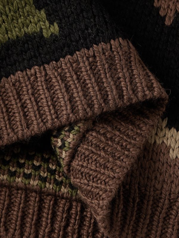 Camouflage Merino Wool Sweater - CU