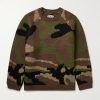 Camouflage Merino Wool Sweater