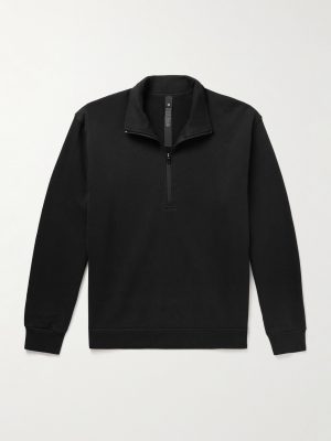 Steady State Cotton-Blend Jersey Half-Zip Sweatshirt Steady State Cotton-Blend Jersey Half-Zip Sweatshirt
