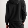 Steady State Cotton-Blend Jersey Hoodie - BK Steady State Cotton-Blend Jersey Hoodie - BK