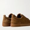 Louis Junior Grosgrain-Trimmed Suede Sneakers - BK