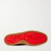 Louis Junior Grosgrain-Trimmed Suede Sneakers - E1
