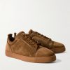 Louis Junior Grosgrain-Trimmed Suede Sneakers - FR