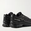 XT-SLATE Rubber-Trimmed Mesh Sneakers - BK XT-SLATE Rubber-Trimmed Mesh Sneakers - BK