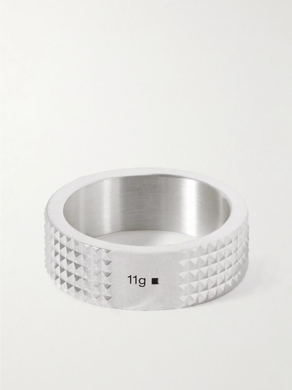 Le 11g Pyramid Sterling Silver Ring - BK Le 11g Pyramid Sterling Silver Ring - BK