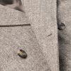 Grandad Double-Breasted Herringbone Wool Coat - CU Grandad Double-Breasted Herringbone Wool Coat - CU