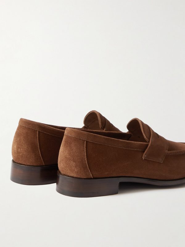 Cannes Suede Penny Loafers - BK