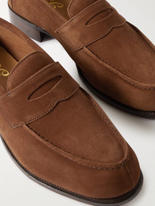 Cannes Suede Penny Loafers - CU
