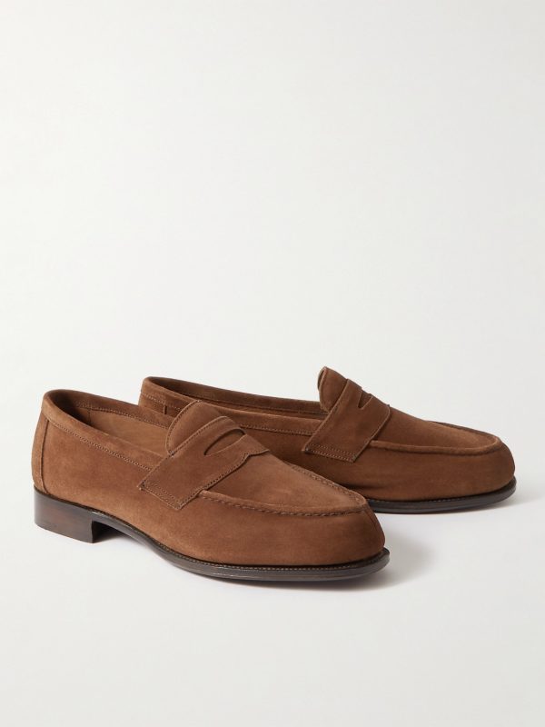 Cannes Suede Penny Loafers - FR