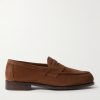 Cannes Suede Penny Loafers