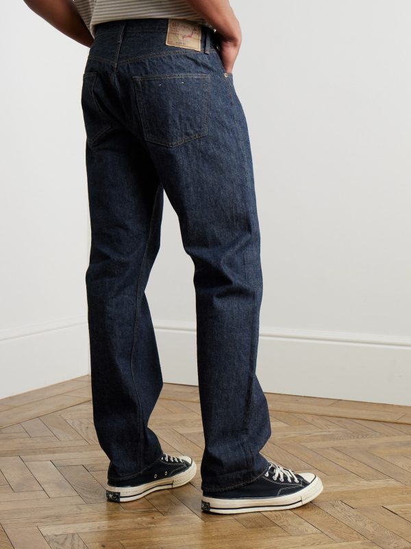 Straight-Leg Selvedge Jeans - BK Straight-Leg Selvedge Jeans - BK