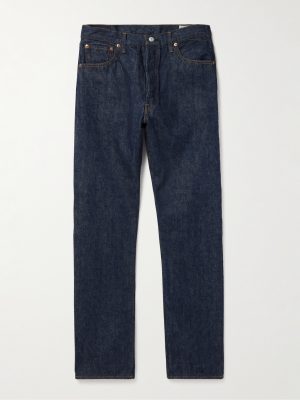 Straight-Leg Selvedge Jeans