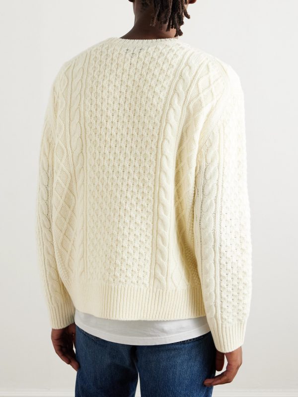 Owen Cable-Knit Merino Wool Sweater - BK