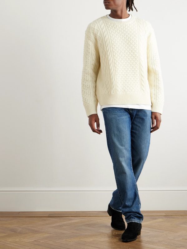 Owen Cable-Knit Merino Wool Sweater - OU