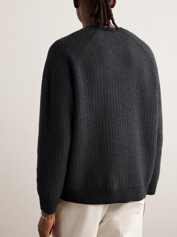 Kadir Wool and Cashmere-Blend Sweater - BK Kadir Wool and Cashmere-Blend Sweater - BK
