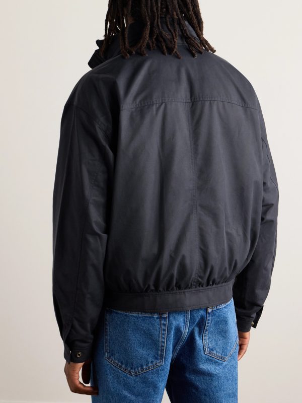 Rhett Cotton-Blend Shell Hooded Jacket - BK Rhett Cotton-Blend Shell Hooded Jacket - BK