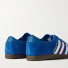 Berlin Leather-Trimmed Suede Sneakers - BK Berlin Leather-Trimmed Suede Sneakers - BK