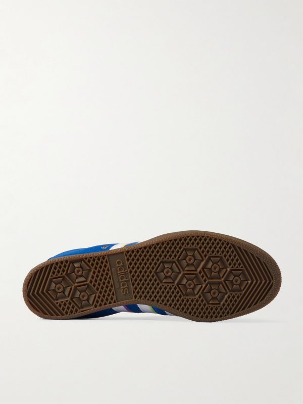 Berlin Leather-Trimmed Suede Sneakers - E1 Berlin Leather-Trimmed Suede Sneakers - E1
