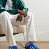Berlin Leather-Trimmed Suede Sneakers - OU Berlin Leather-Trimmed Suede Sneakers - OU