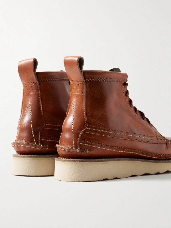 Maine Guide Leather Boots - BK Maine Guide Leather Boots - BK