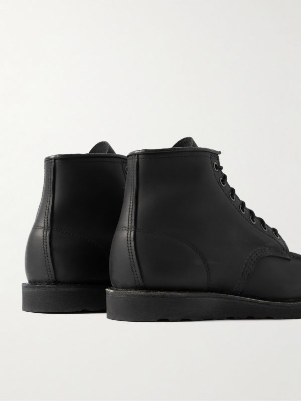 8074 Classic Moc Leather Boots - BK
