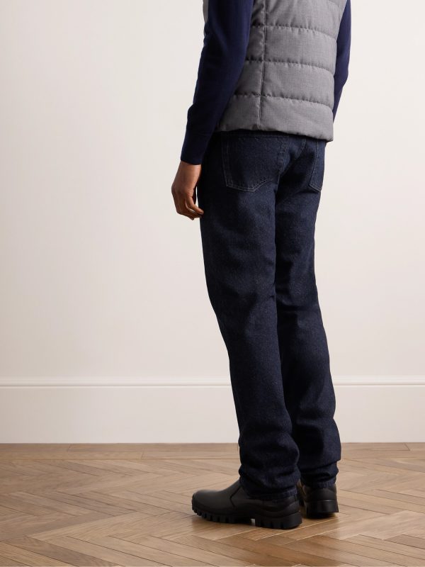 Slim-Fit Straight-Leg Jeans - BK Slim-Fit Straight-Leg Jeans - BK