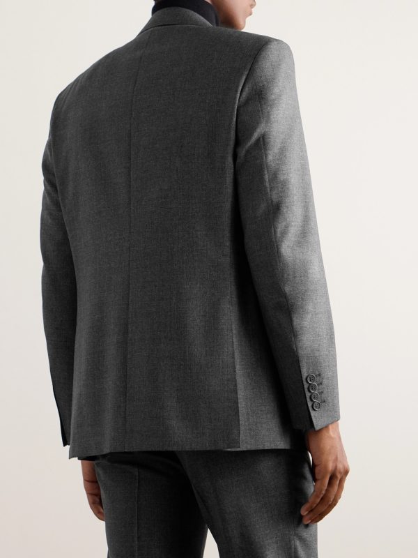 Impeccable Super 130s Wool Suit Jacket - BK
