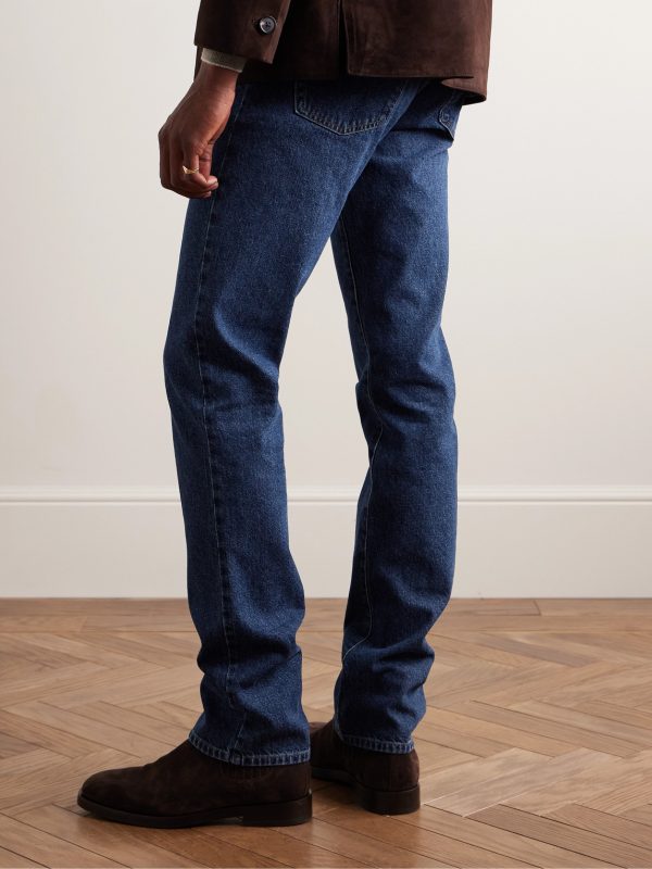 Slim-Fit Straight-Leg Jeans - BK Slim-Fit Straight-Leg Jeans - BK