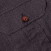 Brushed-Cotton Flannel Overshirt - CU Brushed-Cotton Flannel Overshirt - CU