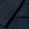 Kent Slim-Fit Double-Breasted Linen Suit Jacket - CU Kent Slim-Fit Double-Breasted Linen Suit Jacket - CU