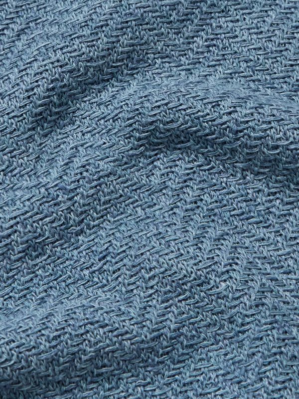 Slim-Fit Mulberry Silk and Linen-Blend Sweater - CU Slim-Fit Mulberry Silk and Linen-Blend Sweater - CU