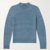 Slim-Fit Mulberry Silk and Linen-Blend Sweater Slim-Fit Mulberry Silk and Linen-Blend Sweater