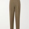 Tapered Pleated Wool-Twill Suit Trousers Tapered Pleated Wool-Twill Suit Trousers