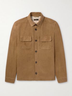 Suede Overshirt