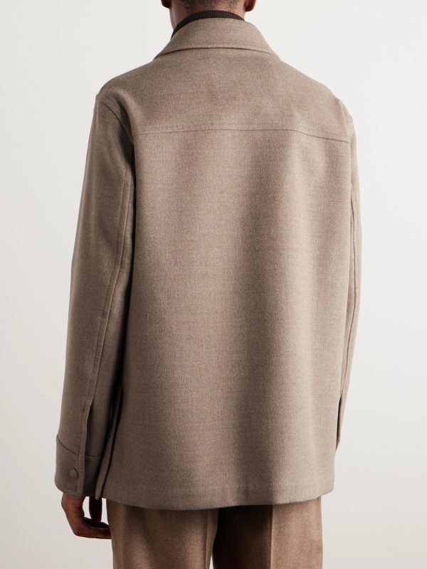 Darcy PECORA NERA® Wool-Felt Overshirt - BK Darcy PECORA NERA® Wool-Felt Overshirt - BK