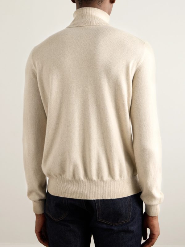 Slim-Fit Baby Cashmere Rollneck Sweater - BK Slim-Fit Baby Cashmere Rollneck Sweater - BK