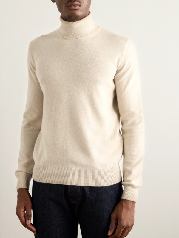 Slim-Fit Baby Cashmere Rollneck Sweater - FR Slim-Fit Baby Cashmere Rollneck Sweater - FR
